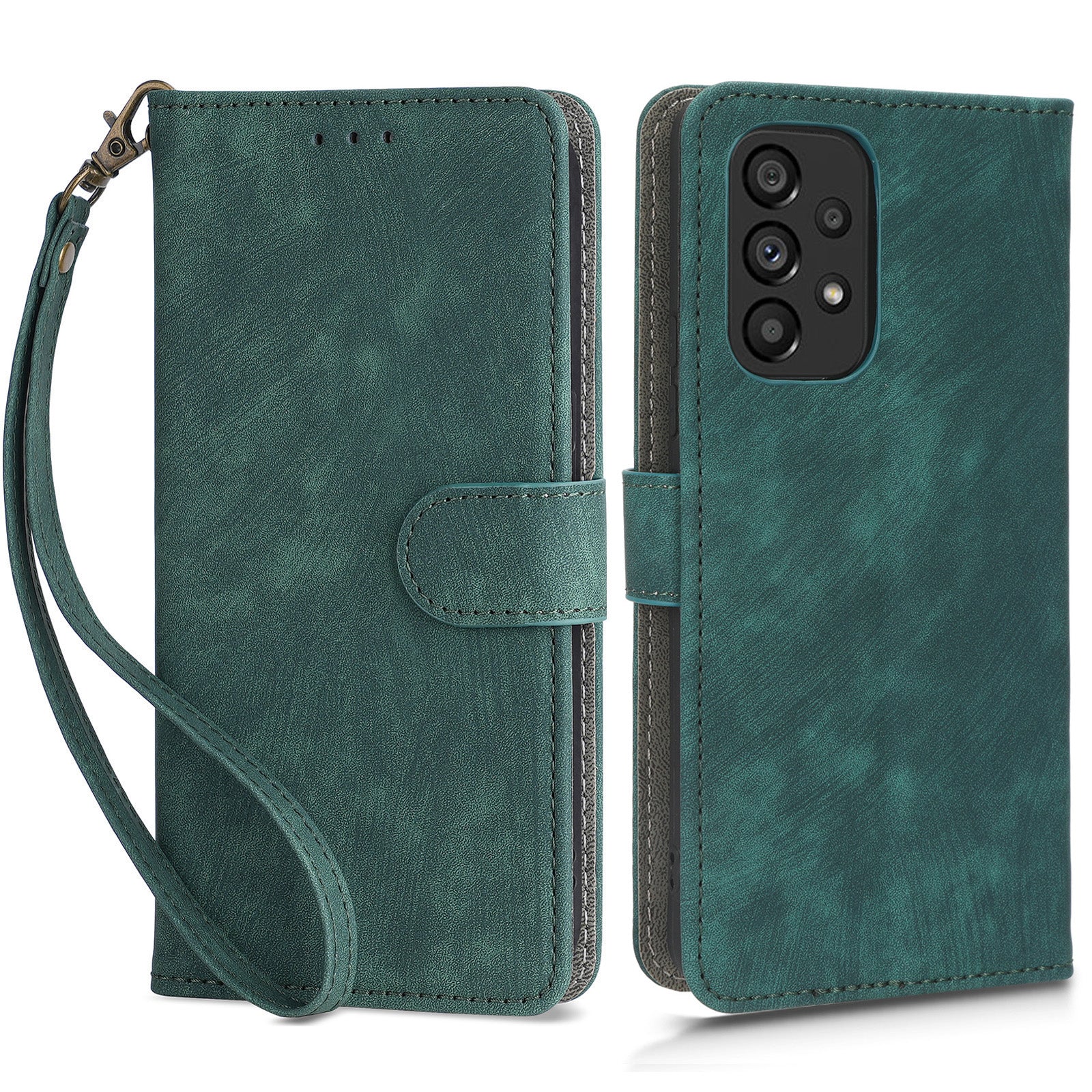 For Samsung Galaxy A53 5G Mobile Phone Case RFID Blocking Stand Wallet Leather Cover with Strap For Samsung Galaxy A53 5G Mobile Phone Case RFID Blocking Stand Wallet Leather Cover with Strap